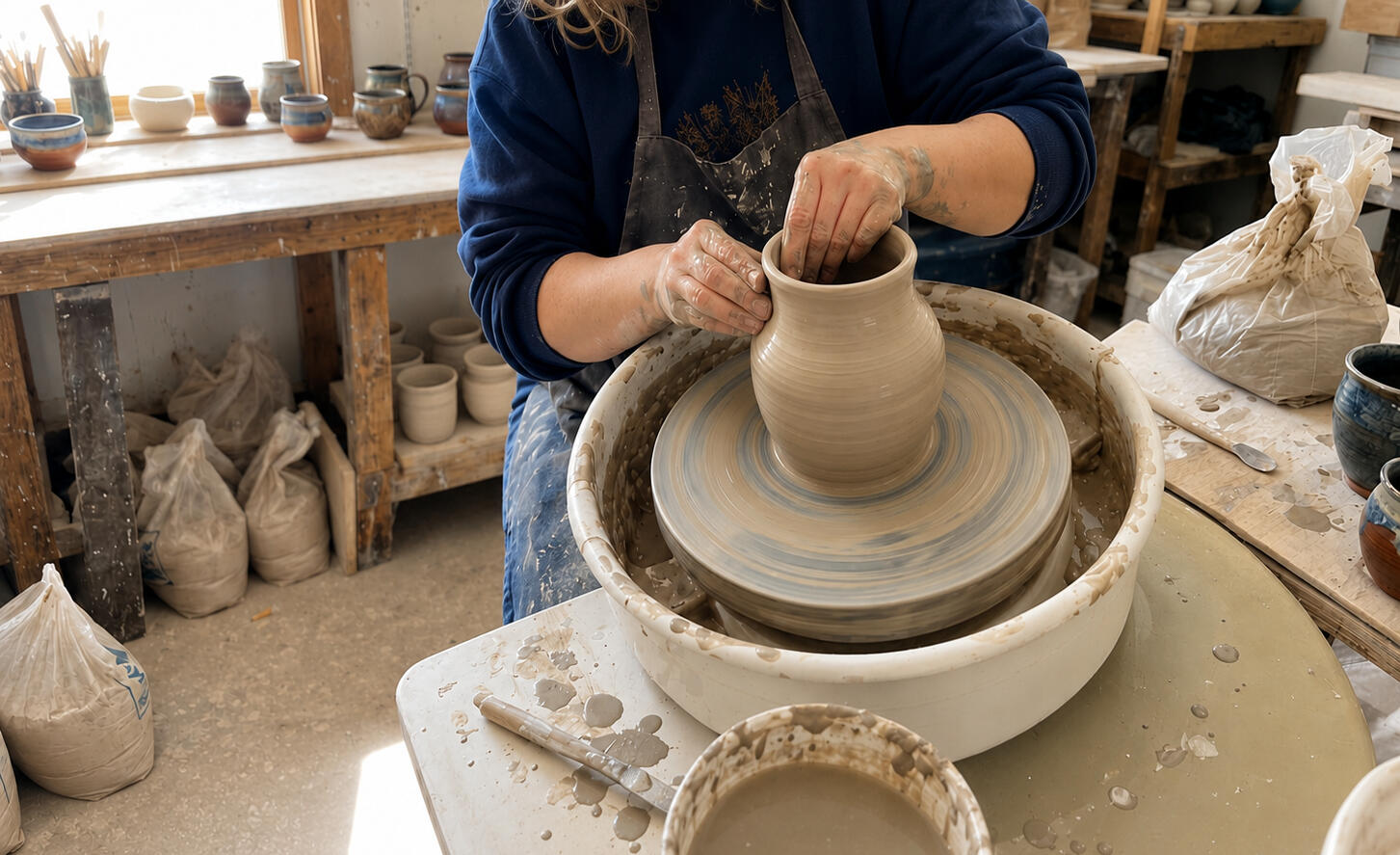 Peekaboo Pottery Studio of Weston, Maine Peekaboo Pottery Studio in Aroostook County, Maine